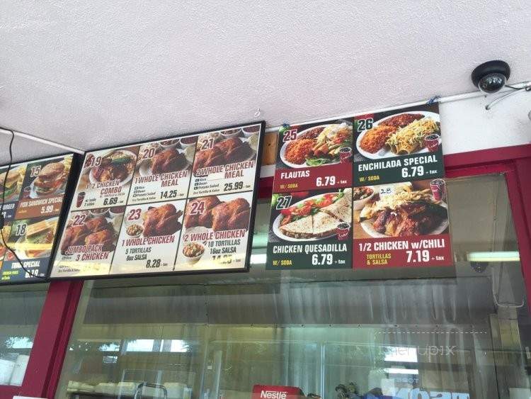 Chavez Pollo Burger - Los Angeles, CA menu_pic