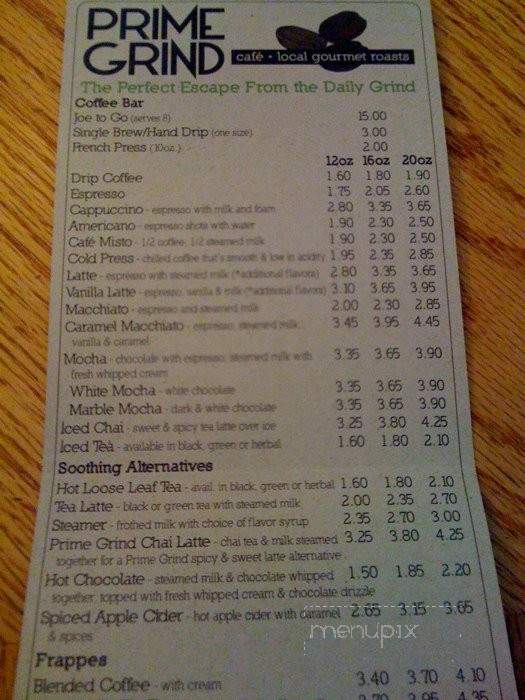 Prime Grind - Los Angeles, CA menu_pic
