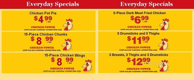 Chicken Power - Woonsocket, RI menu_pic