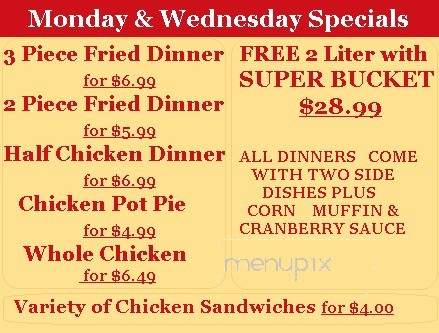 Chicken Power - Woonsocket, RI menu_pic