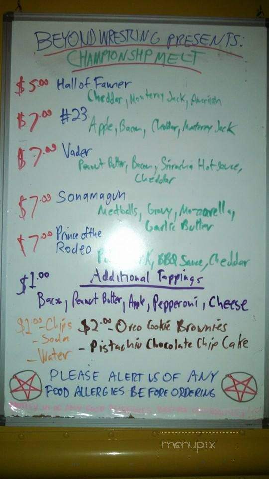 Championship Melt - Providence, RI menu_pic