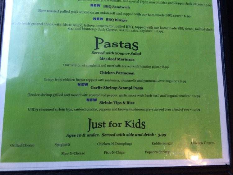 Green tomato on sale grill menu