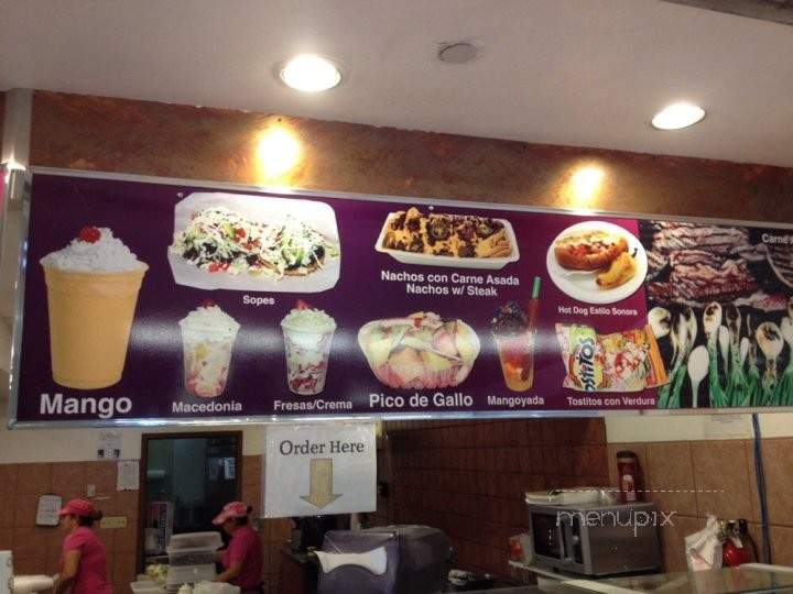 Raspados Paradise Mexican Restaurant - Tempe, AZ menu_pic