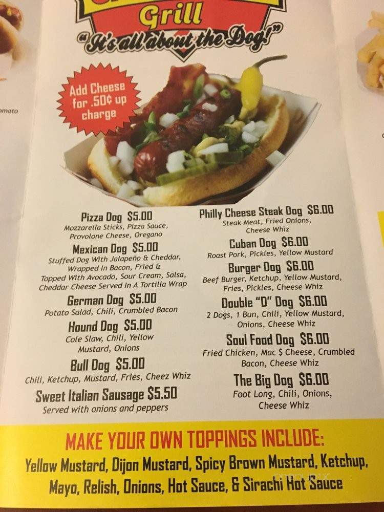 Crazy Doggs Grill - Prospect Park, PA menu_pic