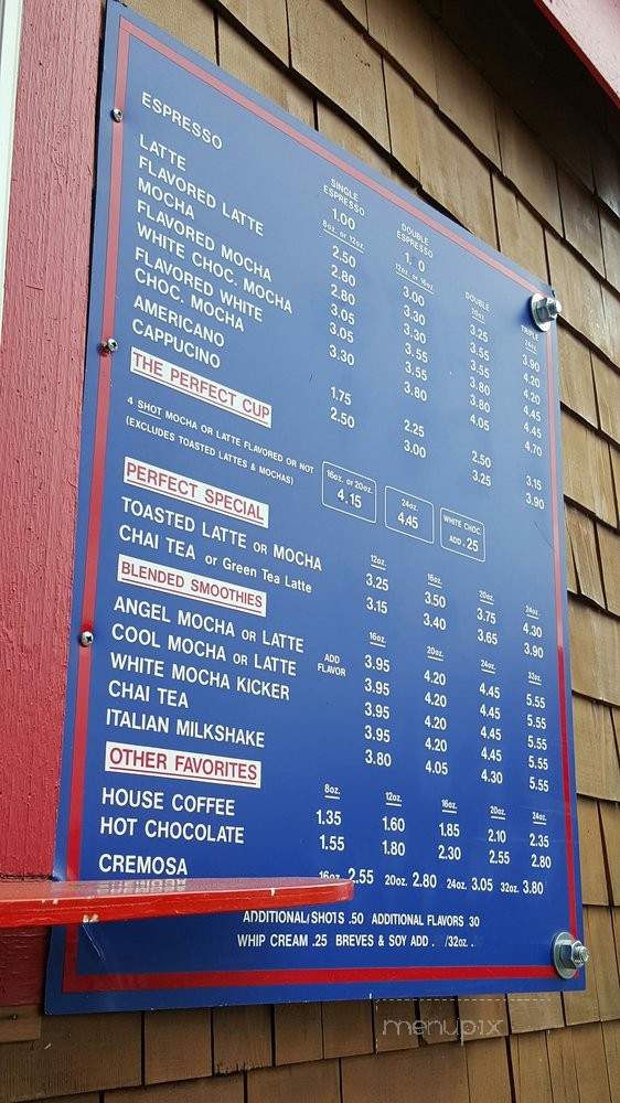 Perfect Cup Espresso - Portland, OR menu_pic