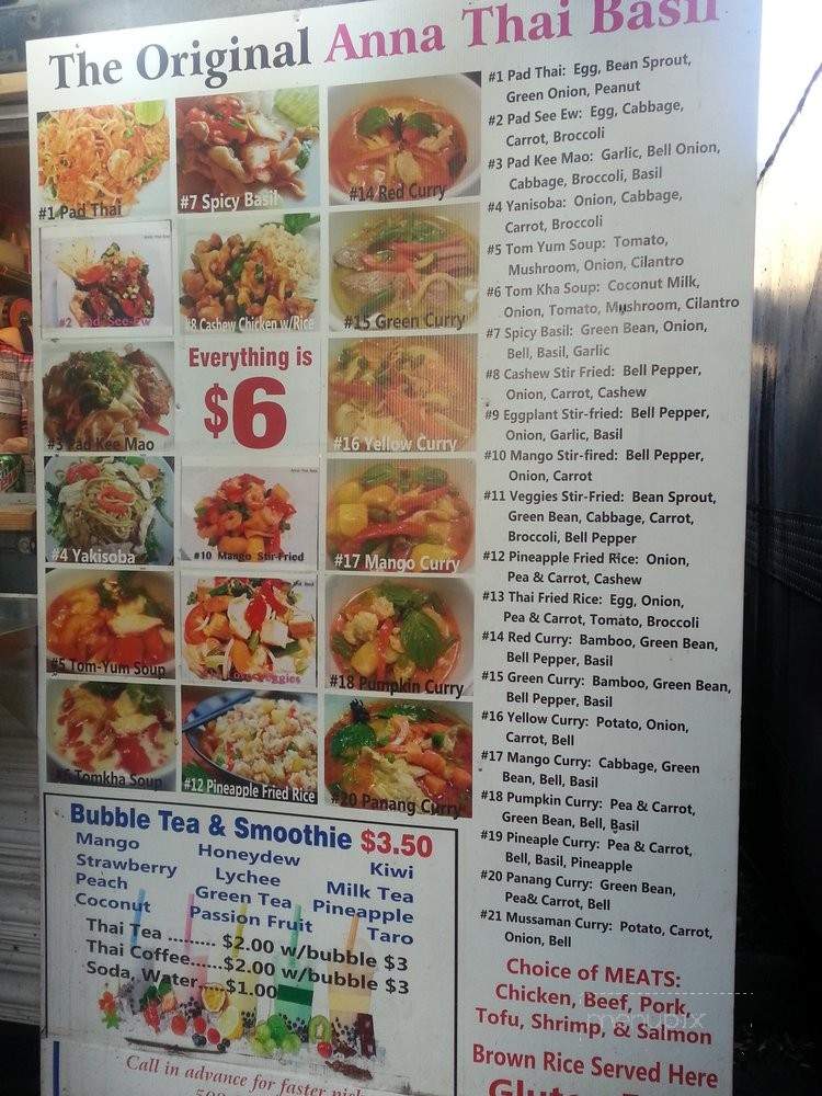 Anna Thai Basil - Portland, OR menu_pic