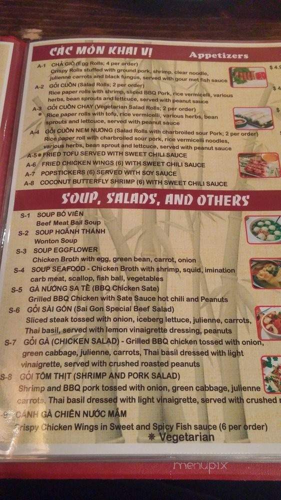 Pho Sai Gon - The Dalles, OR menu_pic