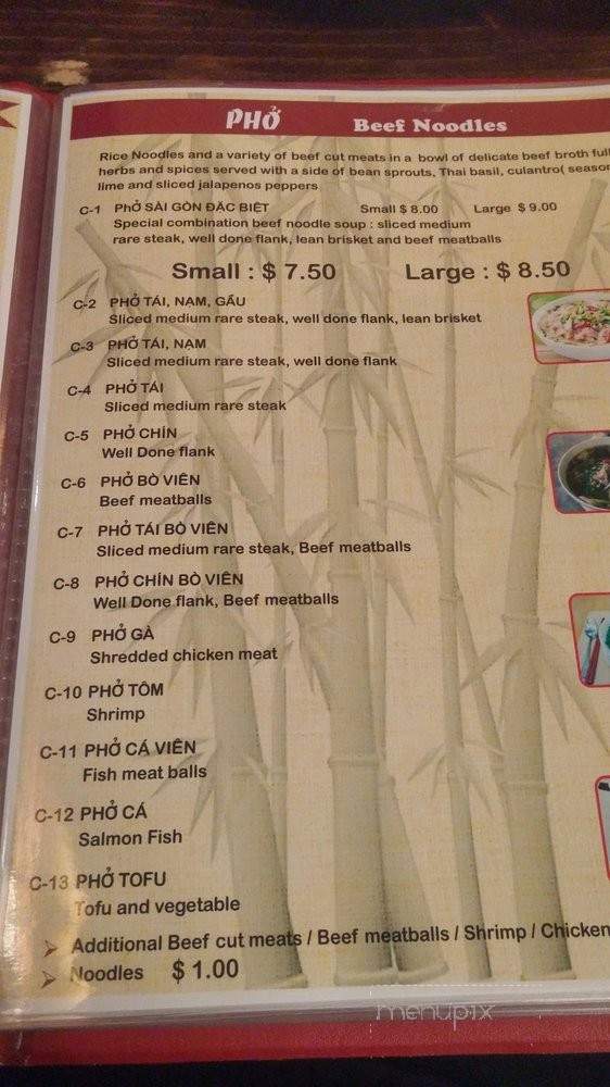 Pho Sai Gon - The Dalles, OR menu_pic