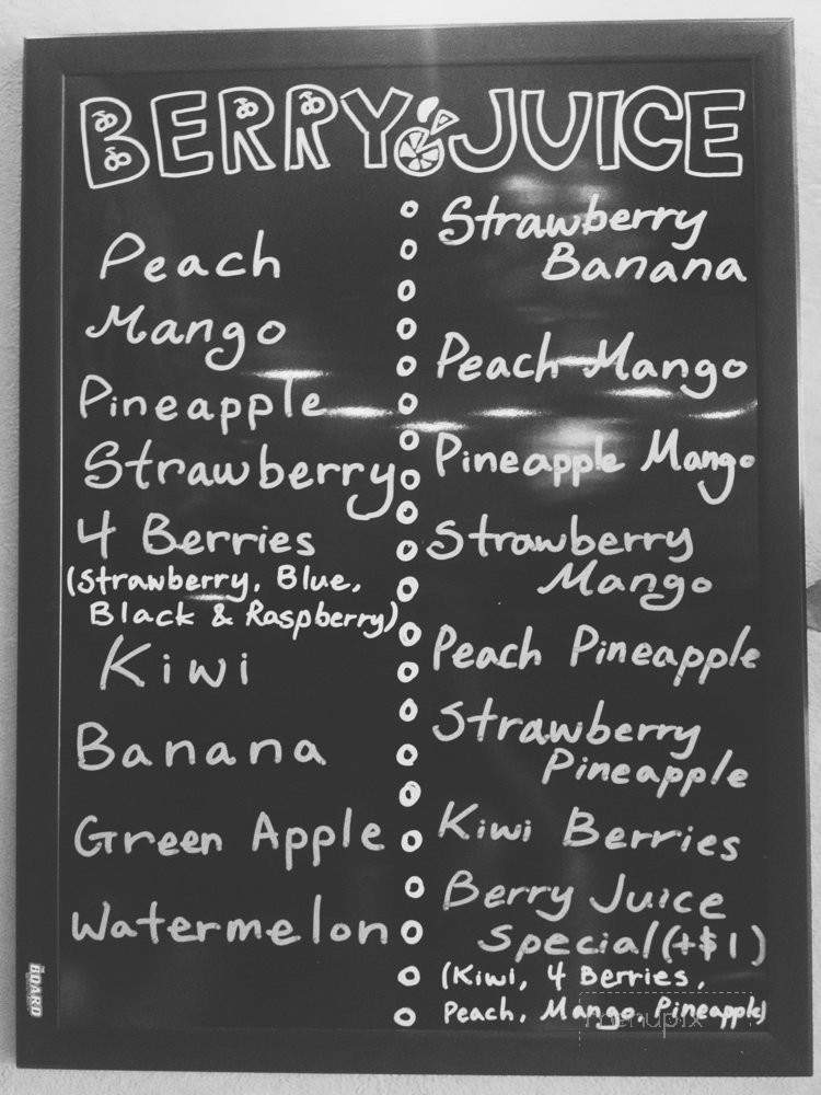 Berry Juice - Downey, CA menu_pic