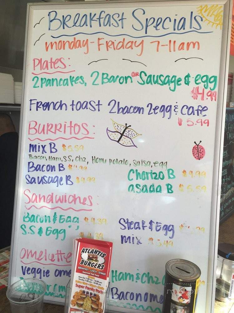 Atlantis Burgers - South Gate, CA menu_pic