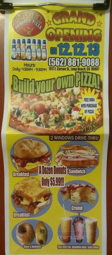Angel Donuts & Pizza - Long Beach, CA menu_pic