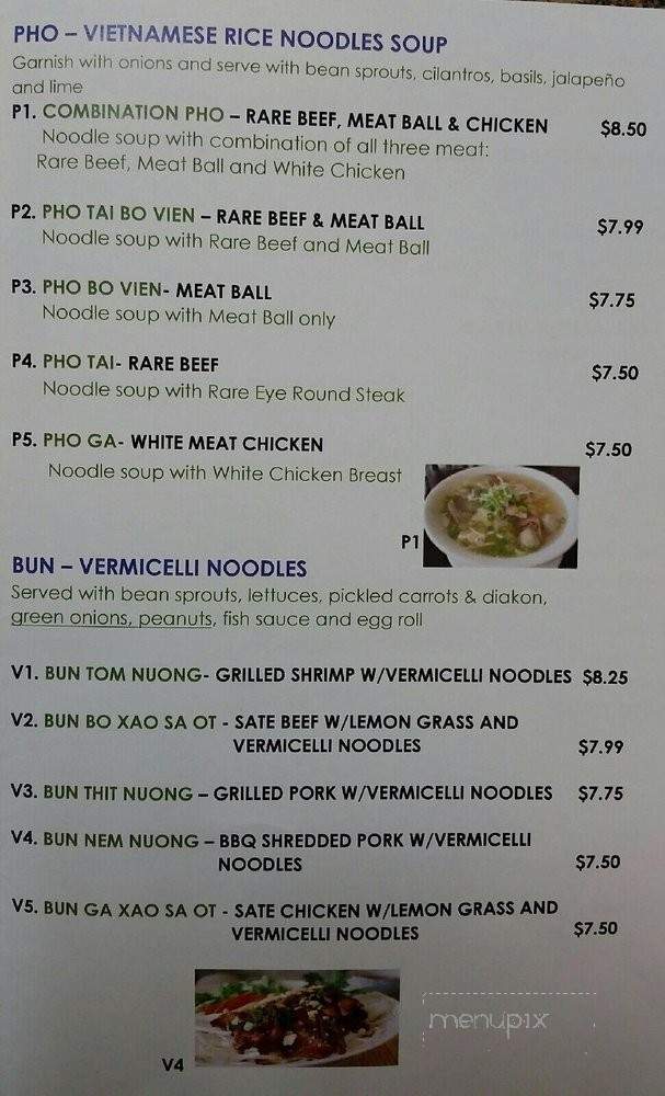 Pho Quan Viet Cuisine - Columbia, MO menu_pic