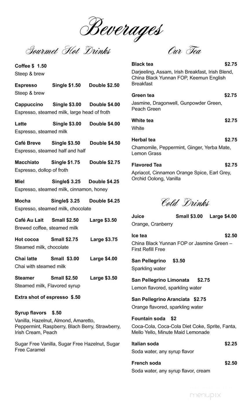 Le Croissant Bakery & Restaurant - Portage, WI menu_pic