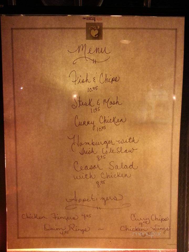 Clash of the Ash - Quincy, MA menu_pic