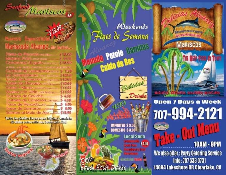Delicious Alvarez - Clearlake, CA menu_pic