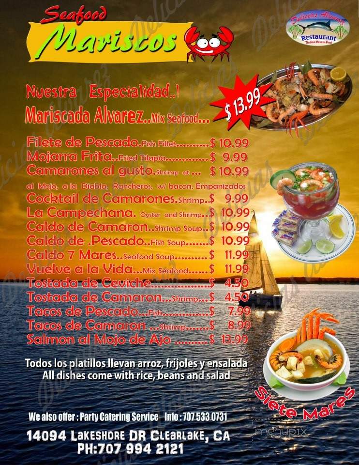 /250294858/Delicious-Alvarez-Menu-Clearlake-CA - Clearlake, CA