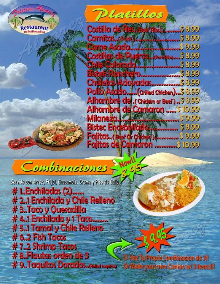 Delicious Alvarez - Clearlake, CA menu_pic