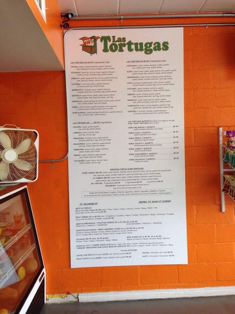 Las Tortugas - Houston, TX menu_pic