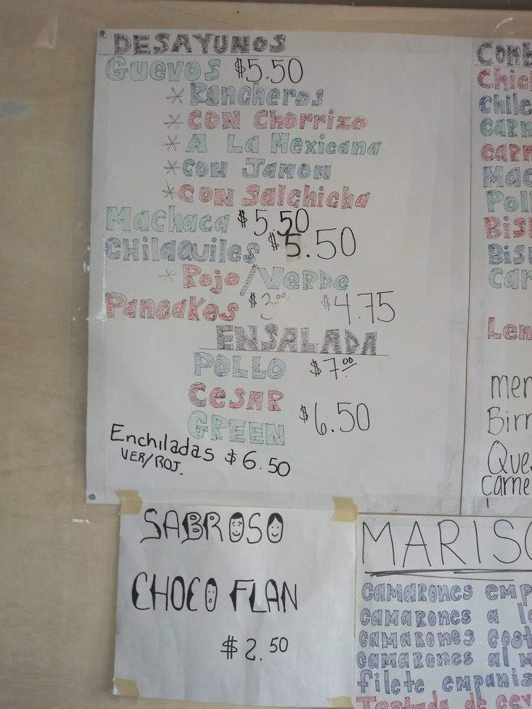 Anita's Taco Shop - Escondido, CA menu_pic