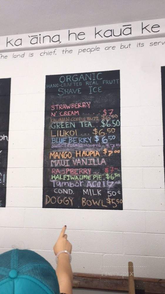 Country Shave Ice - Honolulu, HI menu_pic