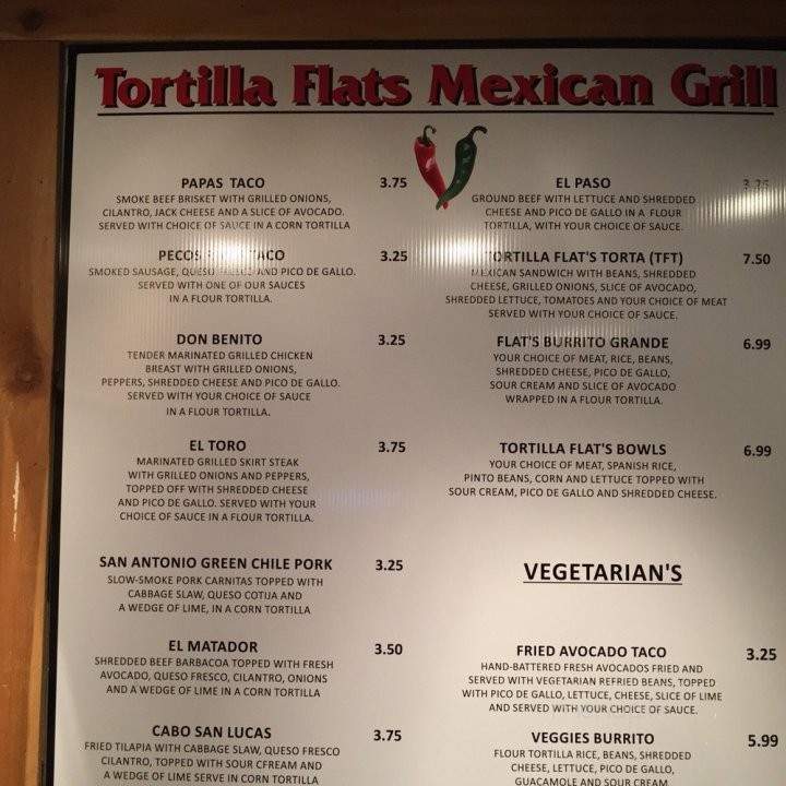 tortilla flats menu nyc tortilla flats menu nyc
