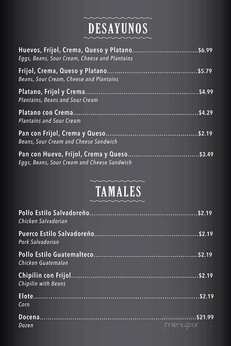 El Carrusel Bakery - Van Nuys, CA menu_pic