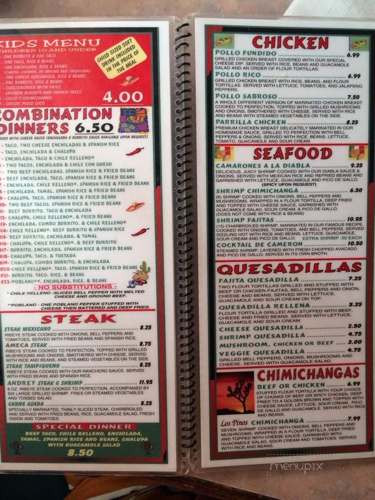 Los Pinos - Brinkley, AR menu_pic