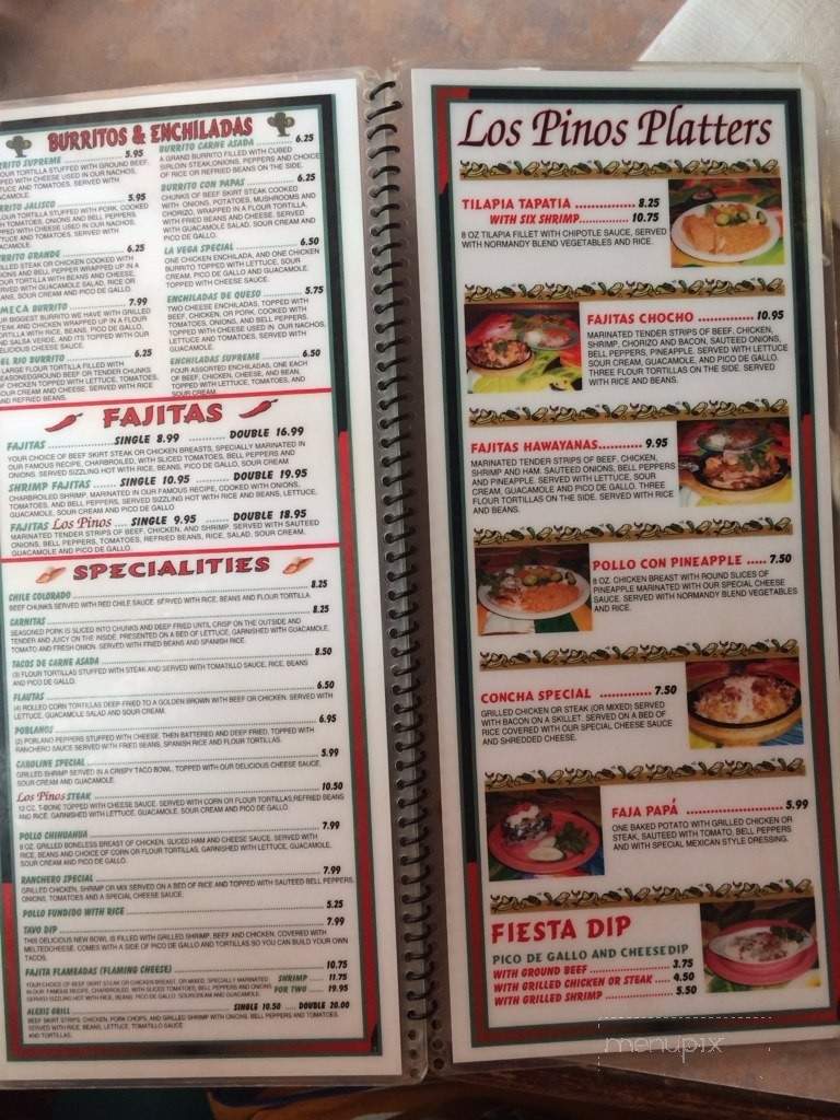 Los Pinos - Brinkley, AR menu_pic