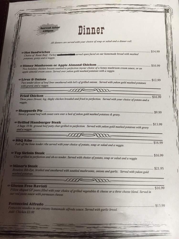 PJ's Diner - Soldotna, AK menu_pic