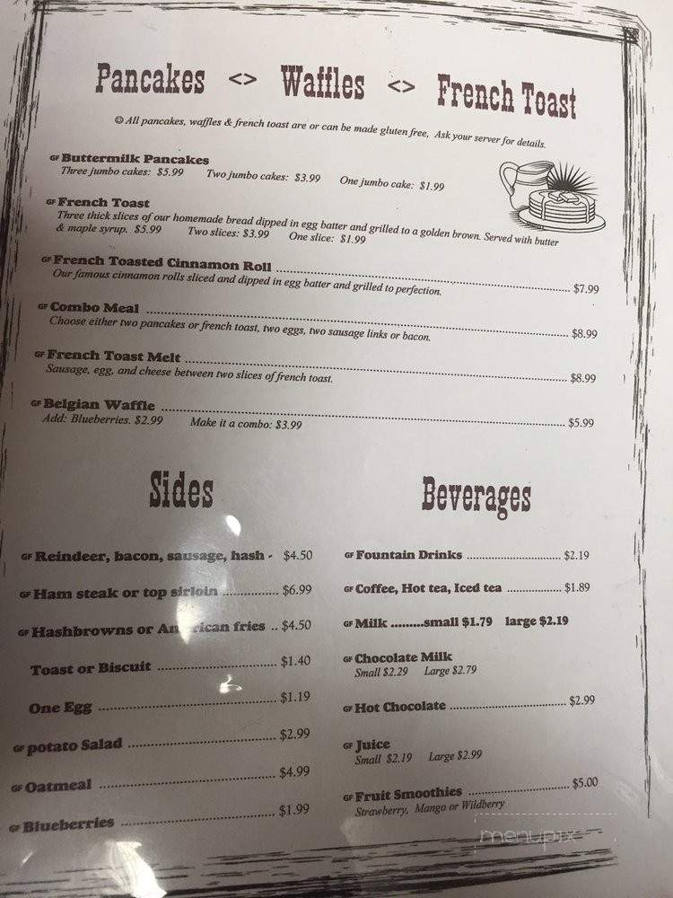 PJ's Diner - Soldotna, AK menu_pic