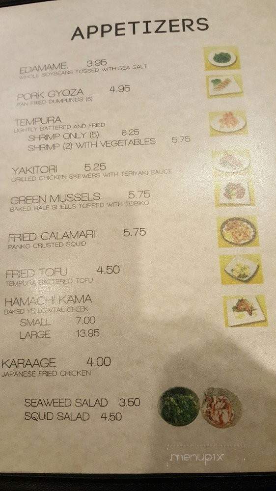 Sakura Sushi Train II - Olathe, KS menu_pic