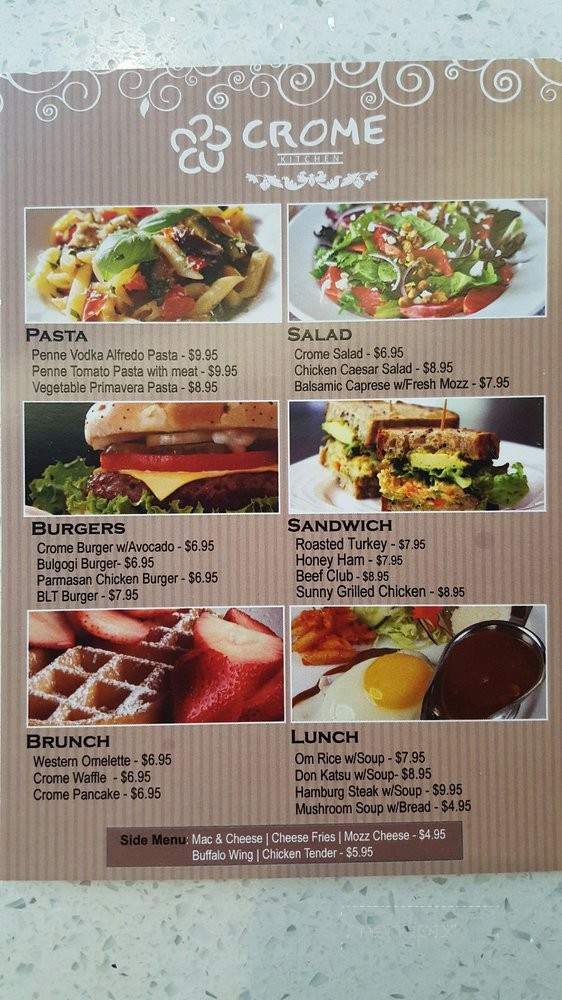 Crome Signature Bakery and Cafe - Palisades Park, NJ menu_pic