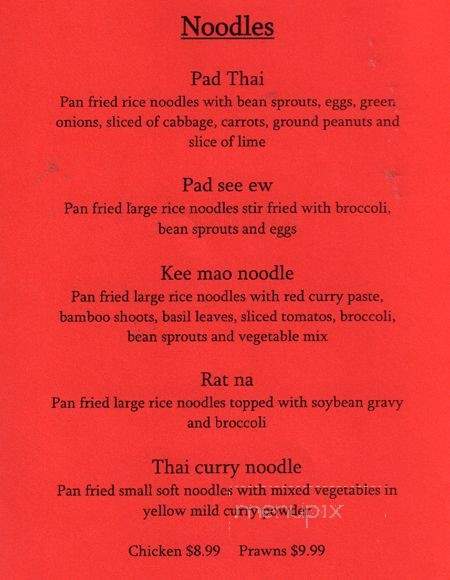 Khao San Road Thai Cuisine - Seattle, WA menu_pic
