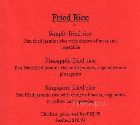 Khao San Road Thai Cuisine - Seattle, WA menu_pic
