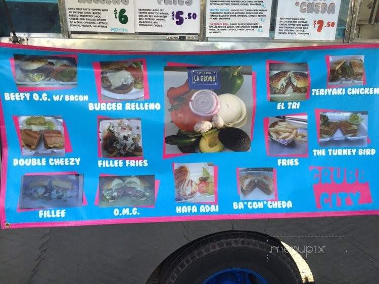 Grubb City - Stockton, CA menu_pic
