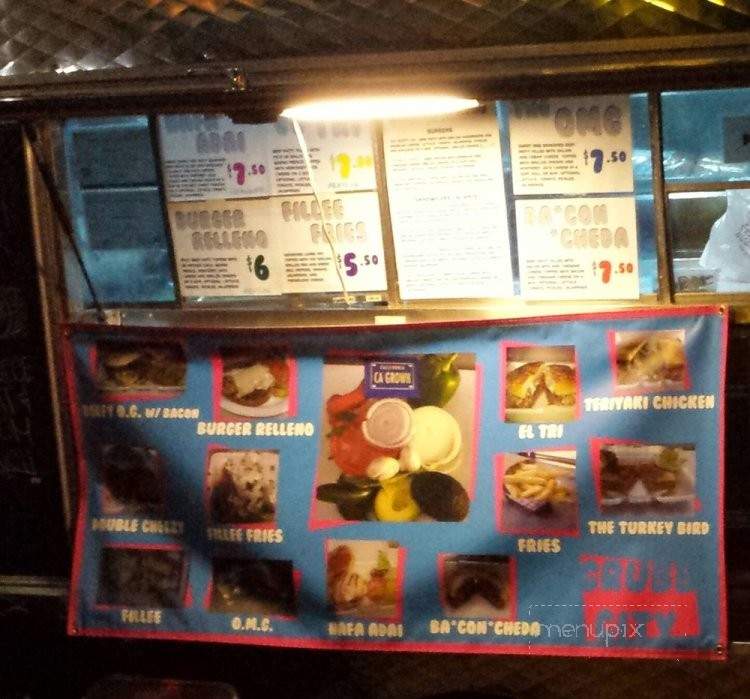 Grubb City - Stockton, CA menu_pic