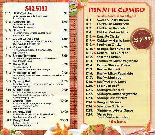 Ichiban Buffet - Copperas Cove, TX menu_pic