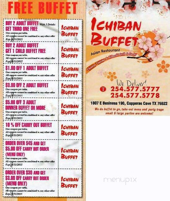 /250120212/Ichiban-Buffet-Copperas-Cove-TX - Copperas Cove, TX