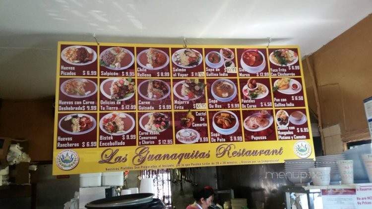 Las Guanaquitas - Los Angeles, CA menu_pic