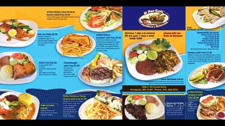 El Pan Cafe - Annapolis, MD menu_pic