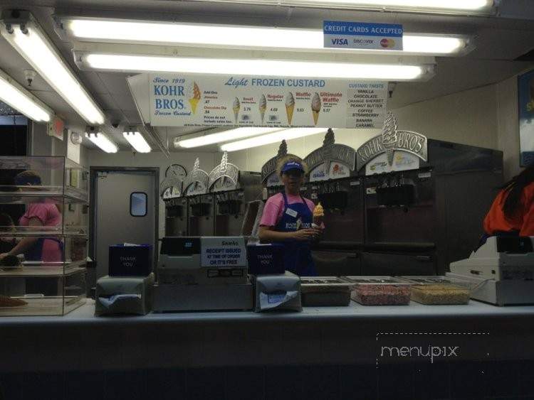 Kohr Bros - Ocean City, MD menu_pic