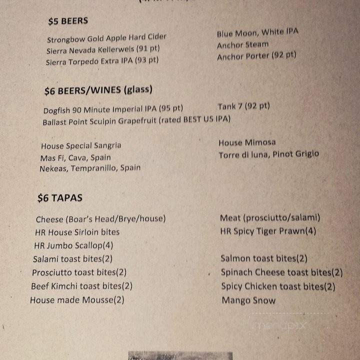 The Lab By Napaology - San Francisco, CA menu_pic