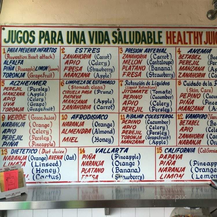 Super Bionicos La Fiesta - Bellflower, CA menu_pic