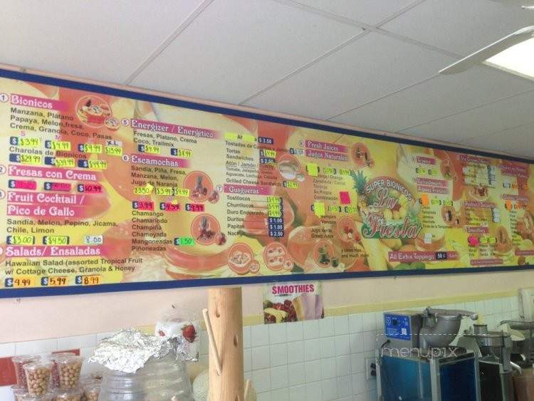 Super Bionicos La Fiesta - Bellflower, CA menu_pic