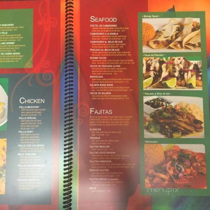 Cantina Bravo Mexican Grille - Saint Robert, MO menu_pic