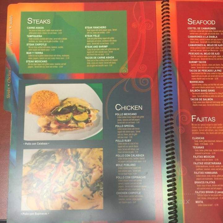 Cantina Bravo Mexican Grille - Saint Robert, MO menu_pic