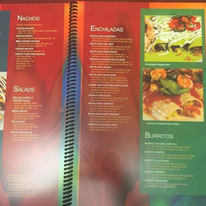 Cantina Bravo Mexican Grille - Saint Robert, MO menu_pic