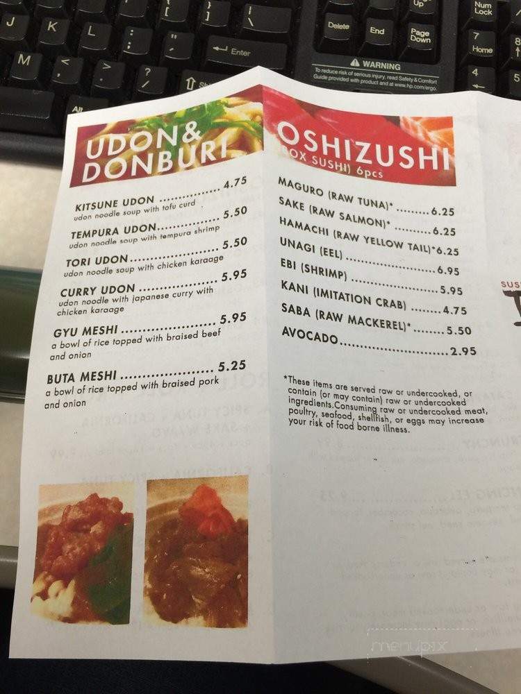 Sushi Takatsu - Minneapolis, MN menu_pic