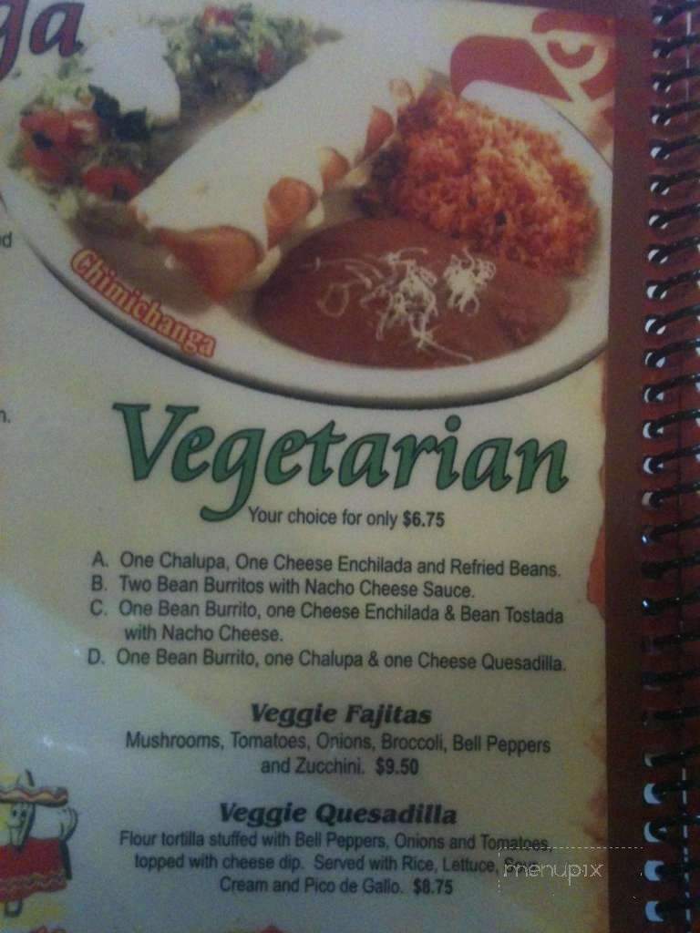 Carisilo's Mexican Restaurant - Collinsville, IL menu_pic