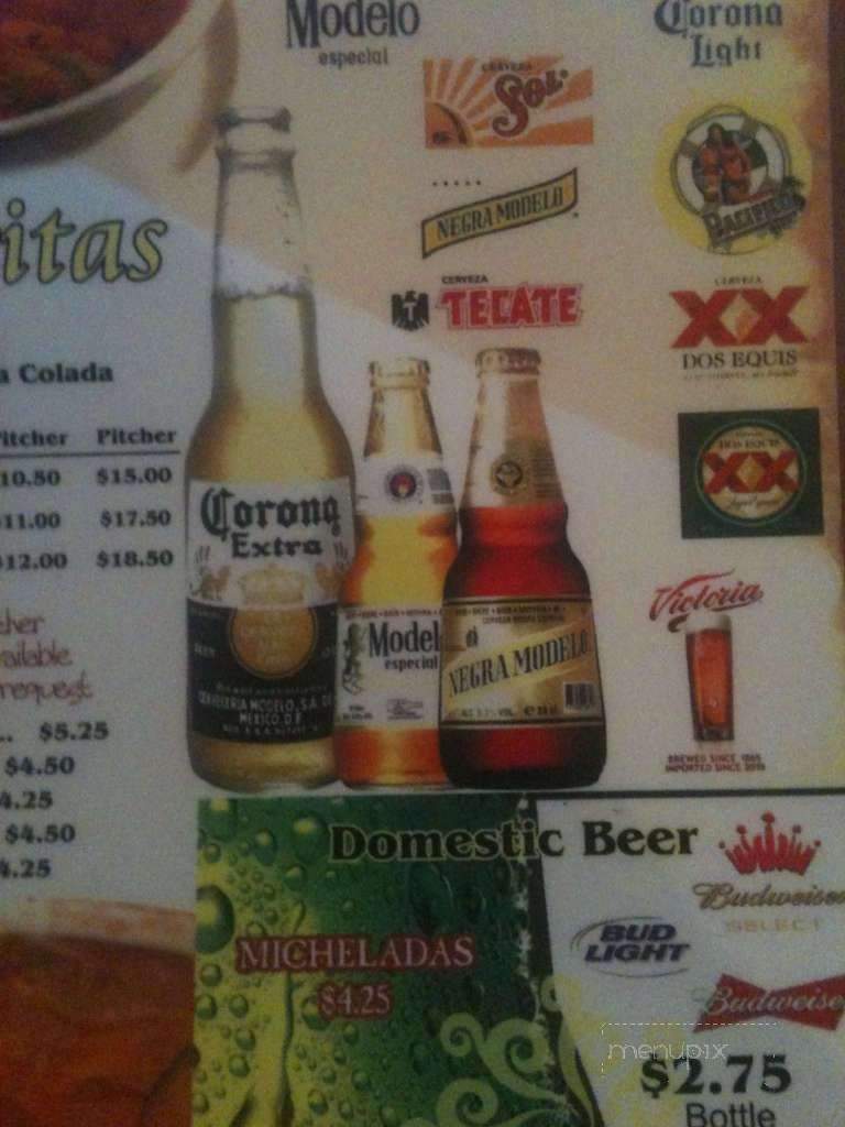 Carisilo's Mexican Restaurant - Collinsville, IL menu_pic